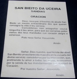 SAN BENITO DA UCEIRA SANDIAS ORACION